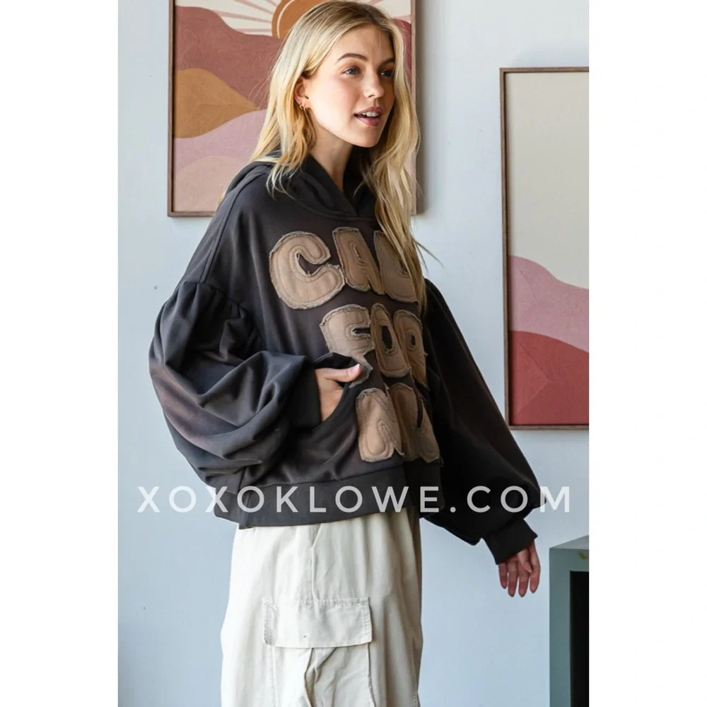 Oli & Hali Washed California Oversized Hoodie - Picture 5 of 7